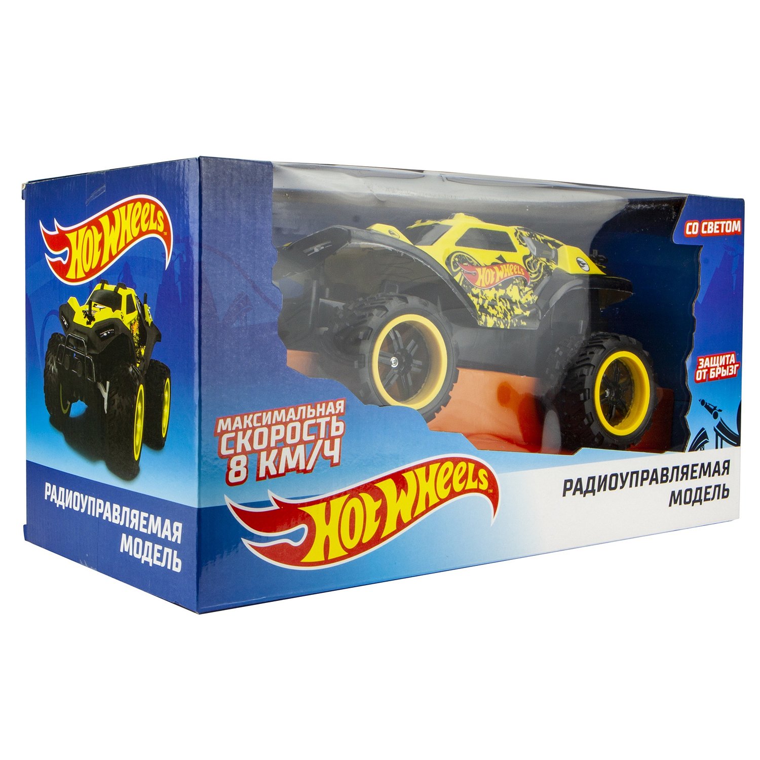 Машинка 1TOY Hot Wheels РУ багги бигвил, желтая