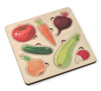 Пазл деревянный "Овощи" Десятое королевство купить в Интернет-магазине Мир детства Кострома
