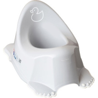 Горшок детский "Уточка" нескользящий (light gray-серый) купить в Интернет-магазине Мир детства Кострома