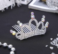 Диадема для волос "Королевская особа" кристаллы, 4х8 см  купить в Интернет-магазине Мир детства Кострома