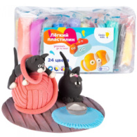 Набор для детской лепки "Лёгкий пластилин 24 цвета" купить в Интернет-магазине Мир детства Кострома