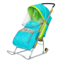 Санки-коляска "Тимка Люкс", цвет: бирюза купить в Интернет-магазине Мир детства Кострома