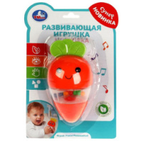 Развивающая игрушка морковка на блист. Умка купить в Интернет-магазине Мир детства Кострома