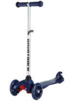 Самокат-кикборд Novatrack Disco-kids, детский, max 25 кг., темно-синий купить в Интернет-магазине Мир детства Кострома