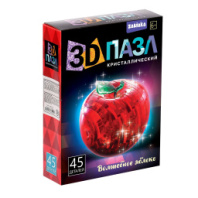 ZABIAKA пазлы 3D "Яблоко", 45 деталей, свет №SL-7002А 121868 купить в Интернет-магазине Мир детства Кострома