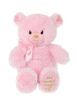 Мой первый мишка 20см, роз купить в Интернет-магазине Мир детства Кострома