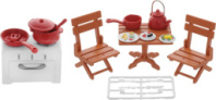 Счастливые друзья. Набор мебели для кухни-столовой, с аксессуарами купить в Интернет-магазине Мир детства Кострома