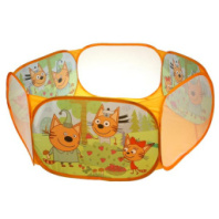 Манеж Три Кота 108х108х38см, в пакете Играем вместе  купить в Интернет-магазине Мир детства Кострома