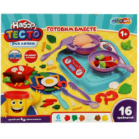 Набор с тестом для лепки и формочками плита, МУЛЬТИ АРТ купить в Интернет-магазине Мир детства Кострома