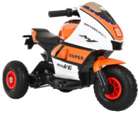 PITUSO Электромотоцикл 5188,6V/4Ah*2, возд.колеса,,White-orange/Бело-оранжевый купить в Интернет-магазине Мир детства Кострома