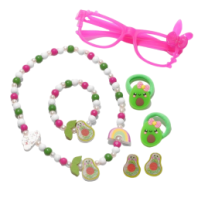 Купить набор детский "выбражулька" 6 пр: 2 заколки, очки, клипсы, бусы, браслет, авокадик, цветной в интернет-магазине Мир детства. Доставка по всей России. Звоните и заказывайте: 8 (4942) 54-44-01 Набор детский "Выбражулька" 6 пр: 2 заколки, очки, клипсы, бусы, браслет, авокадик, цветной купить в Интернет-магазине Мир детства Кострома