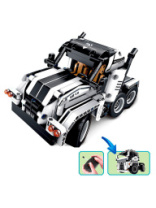 Конструктор р/у Наша Игрушка 2 в 1, Грузовая машина, 379 детали, 4 канала, аккумулятор, USB з/у купить в Интернет-магазине Мир детства Кострома