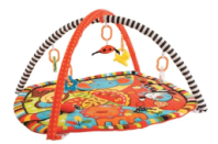 Развивающий коврик "Ушастики" с 6-ю развивающими игрушками, шуршалкой и пищалкой купить в Интернет-магазине Мир детства Кострома