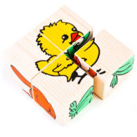 Томик Кубики "Животные" 4 шт. купить в Интернет-магазине Мир детства Кострома