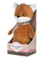 Мягкая Игрушка Maxitoys Luxury Romantic Plush Club, Романтичный Лисенок в Шарфике, 20 см, в Коробке купить в Интернет-магазине Мир детства Кострома