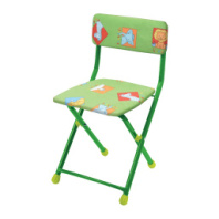 Nika Стул СТУ1 от компл. КУ1 дет. скл. мягк. зверята зеленый на желтом фоне купить в Интернет-магазине Мир детства Кострома