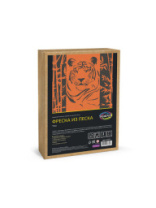 Фреска из цветного песка "Тигр" купить в Интернет-магазине Мир детства Кострома