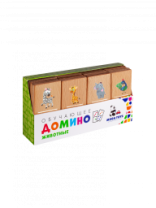 Настольная игра Домино дикие животные (22 шт) 17042 купить в Интернет-магазине Мир детства Кострома