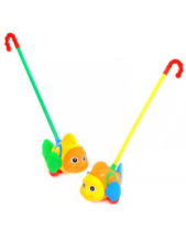 Каталка на палочке "Рыбка" в ассортименте купить в Интернет-магазине Мир детства Кострома