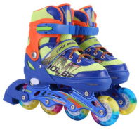 Коньки роликовые, цвет: синий купить в Интернет-магазине Мир детства Кострома