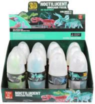 Фигурка динозавра флюоресцентная в яйце, в ассортименте, дисплей купить в Интернет-магазине Мир детства Кострома