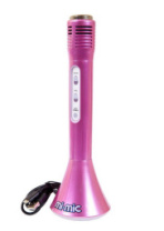 Микрофон "Звезда караоке", со встроенным динамиком, розового цвета купить в Интернет-магазине Мир детства Кострома