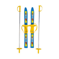 Лыжи детские "Олимпик-спорт" Снегири 66/75 см, крепление мягкое пластиковое, с палками (в сетке) купить в Интернет-магазине Мир детства Кострома