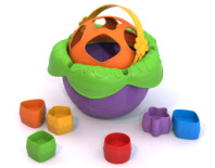 Дидактическая игрушка Ведро "Цветочек" купить в Интернет-магазине Мир детства Кострома