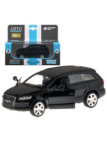 ТМ "Автопанорама"  Машинка металл. 1:43 Audi Q7, черный, инерция, откр. двери, в/к 17,5*12,5*6,5 см купить в Интернет-магазине Мир детства Кострома