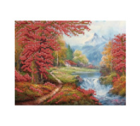 Наборр для вышивания бисером 19x25 см. "Горная речка" купить в Интернет-магазине Мир детства Кострома