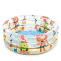 Бассейн надувной детский «Зверюшки», 61 х 22 см, от 1-3 лет купить в Интернет-магазине Мир детства Кострома