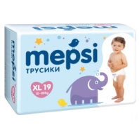 Подгузники трусики детские Mepsi XL size (19 шт.) купить в Интернет-магазине Мир детства Кострома