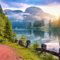 Алмазная мозаика "Живописный вид" 30х30см с полным заполнением купить в Интернет-магазине Мир детства Кострома