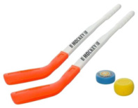 Купить клюшка для хоккея 2шт., в наборе с шайбой и мячиком, в пакете в интернет-магазине Мир детства. Доставка по всей России. Звоните и заказывайте: 8 (4942) 54-44-01 Клюшка для хоккея 2шт., в наборе с шайбой и мячиком, в пакете купить в Интернет-магазине Мир детства Кострома