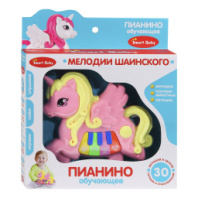 Пианино обучающее "Единорог" цвет: розовый, 30 звуков, мелодий, стихов, потешек купить в Интернет-магазине Мир детства Кострома