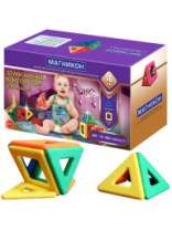 Конструктор магнитный "Магникоша" 0+, 16 деталей купить в Интернет-магазине Мир детства Кострома