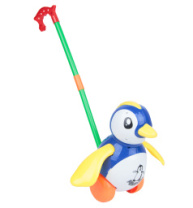Каталка с ручкой "Пингвин" купить в Интернет-магазине Мир детства Кострома