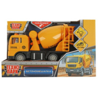 Машина пластик свет-звук БЕТОНОМЕШАЛКА, 15,5 см, подв. дет., инерц.,кор. Технопарк купить в Интернет-магазине Мир детства Кострома