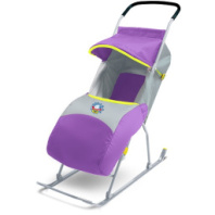 Санки-коляска "Умка 2", цвет: лаванда купить в Интернет-магазине Мир детства Кострома