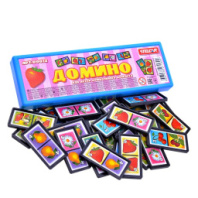 Домино детское "Фрукты" в футляре, Стеллар купить в Интернет-магазине Мир детства Кострома