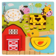 Игрушка деревянная вкладыш "В деревне" 265873 купить в Интернет-магазине Мир детства Кострома