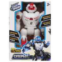 Купить робот супербот, свет-звук, движение, кор.16*23*9см технодрайв в интернет-магазине Мир детства. Доставка по всей России. Звоните и заказывайте: 8 (4942) 54-44-01 Робот супербот, свет-звук, движение, кор.16*23*9см ТЕХНОДРАЙВ купить в Интернет-магазине Мир детства Кострома