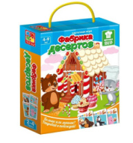 Игра карточная "Фабрика десертов" Vladi-Toys купить в Интернет-магазине Мир детства Кострома