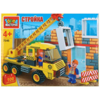 Конструктор "Город Мастеров. Автокран с фигурками" купить в Интернет-магазине Мир детства Кострома