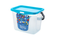 Купить емкость для игрушек "toys" 6л "голубая лагуна" в интернет-магазине Мир детства. Доставка по всей России. Звоните и заказывайте: 8 (4942) 54-44-01 Емкость для игрушек "Toys" 6л "голубая лагуна" купить в Интернет-магазине Мир детства Кострома
