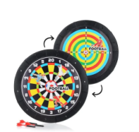 Дартс круглыйd 50 (+3 дротика)  "Футбол" купить в Интернет-магазине Мир детства Кострома