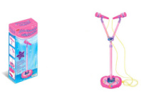 Два микрофона на стойке "Звёздочка" купить в Интернет-магазине Мир детства Кострома