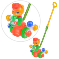 Каталка "Мишка с звонком" купить в Интернет-магазине Мир детства Кострома