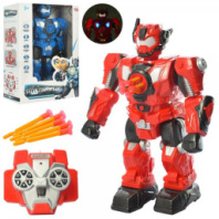 Робот р/у Наша Игрушка свет, звук, стреляет, 5 стрел купить в Интернет-магазине Мир детства Кострома