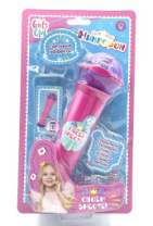 Микрофон "Girl's Club", свет. эффекты, подключается к телефону, на блистере 15*27 см купить в Интернет-магазине Мир детства Кострома